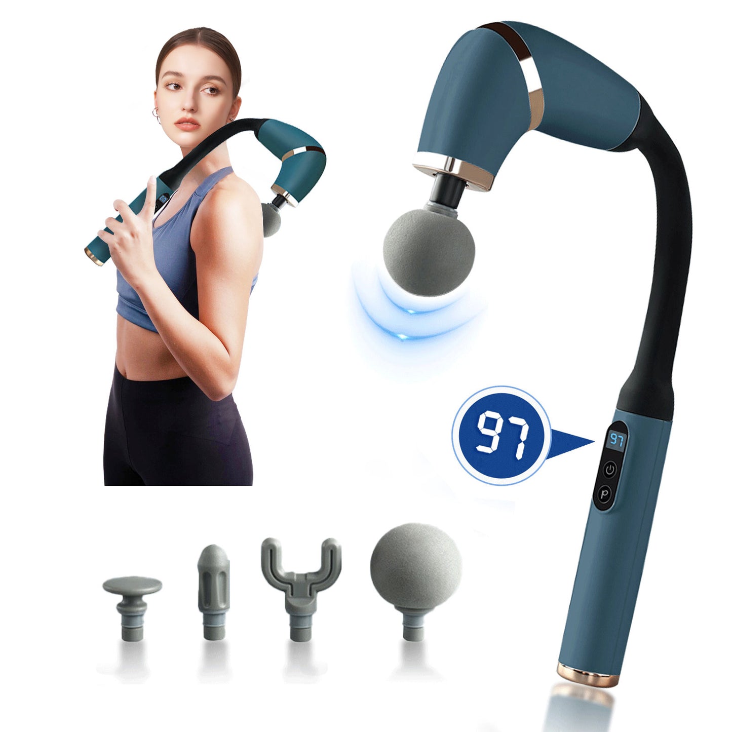 Best Back Massager for Knots | Revive Massager Deep Tissue Back Massager | Self Massage Tool for Office Workers